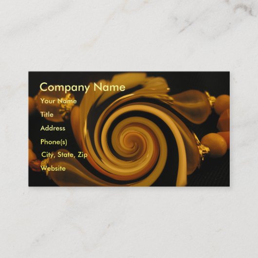 Karamell-Süßigkeits-Armbänder Visitenkarte (Vorderseite)