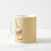 Karamell- und Nuss-Eiskaffee Kaffeetasse (Vorderseite Links)
