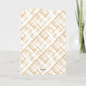 Karamell-Valentinstag-Mann-Teddybär Karte (Rückseite)