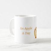 Karamellapfel Kaffeetasse (Vorderseite Links)