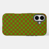 Karamellapfel-Karo-Muster Case-Mate iPhone Hülle (Rückseite (Horizontal))