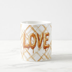 Karamellbonbon Liebe Kaffeetasse