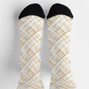Karamellbonbonstreifen Socken
