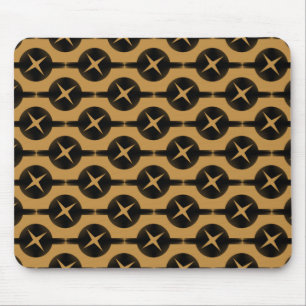 Karamellbraun Gelegentlich Kreise Mousepad