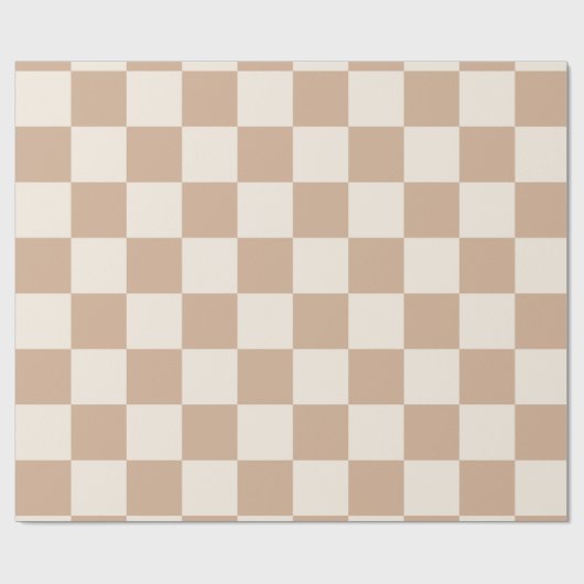 Karamellbraun Geschenkpapier (Flach)