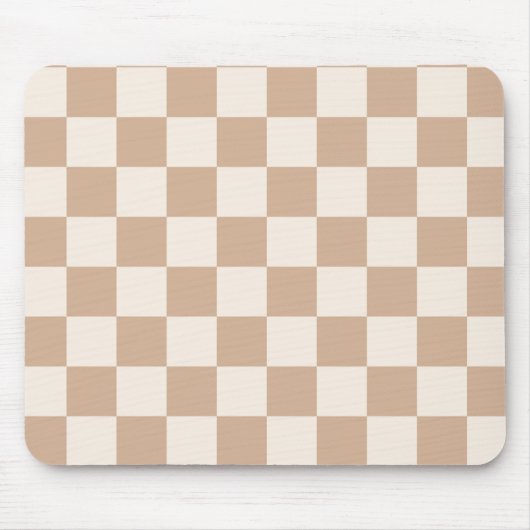 Karamellbraun Mousepad (Vorne)