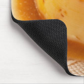 Karamellcreme-Pudding mit Karamell Mousepad (Ecke)