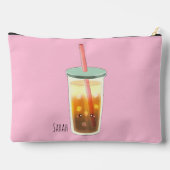 Karamelleis-Kaffee mit Sahnetaum Zubehörtasche (Rückseite)