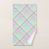 Karamellfarbenmuster geprüft. badhandtuch set (Handtuch)