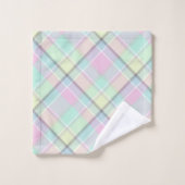 Karamellfarbenmuster geprüft. badhandtuch set (Waschlappen)