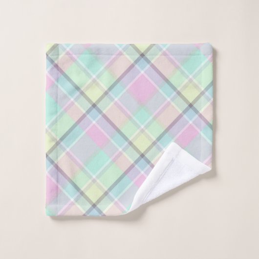 Karamellfarbenmuster geprüft. badhandtuch set (Waschlappen)