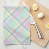 Karamellfarbenmuster geprüft. geschirrtuch (Viertel Falte)