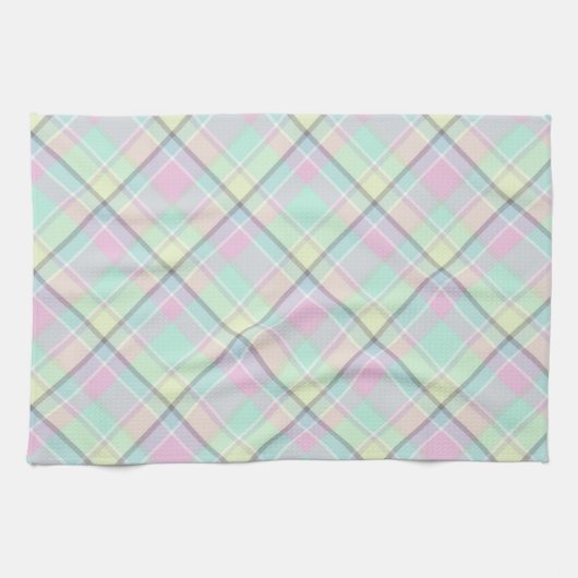 Karamellfarbenmuster geprüft. geschirrtuch (Horizontal)