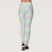 Karamellfarbenmuster geprüft. leggings (Rückseite)