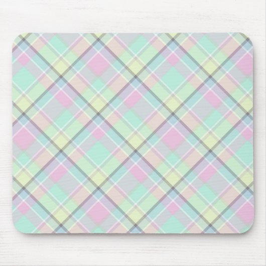 Karamellfarbenmuster geprüft. mousepad (Vorne)