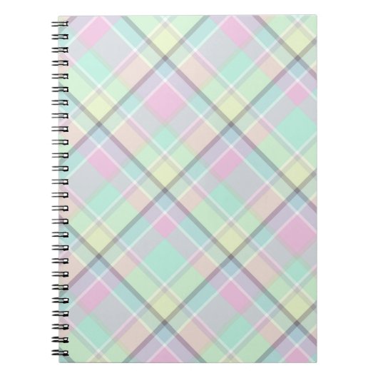 Karamellfarbenmuster geprüft. notizblock (Vorderseite)