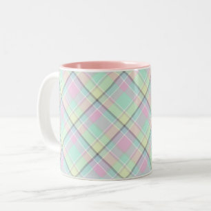 Karamellfarbenmuster geprüft. zweifarbige tasse
