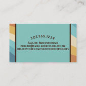 Karamelll Cheesecake Bäckerei Hochzeitsfest Backen Visitenkarte (Rückseite)