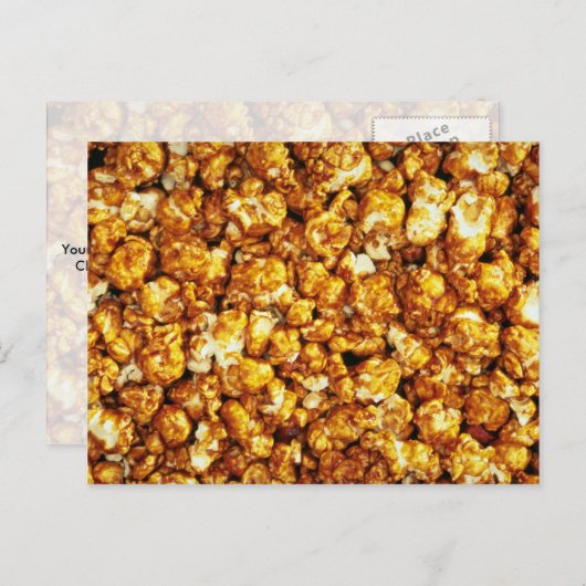 Karamellmais Postkarte (Vorne/Hinten)