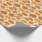 Karamellmuster Geschenkpapier (Ecke)