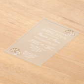 Karamellring Acryleinladungen (Ablage )