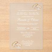 Karamellring Acryleinladungen (Vorderseite)