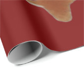 Karamellsoße Geschenkpapier (Rolleneckpunkt)