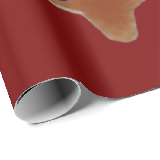 Karamellsoße Geschenkpapier (Rolleneckpunkt)