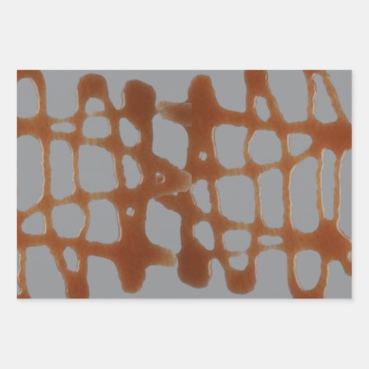 Karamellsoße Geschenkpapier Set (Vorderseite 3)