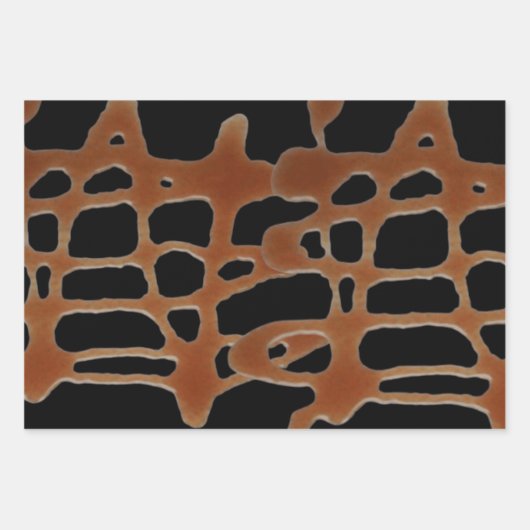 Karamellsoße Geschenkpapier Set (Vorderseite 2)