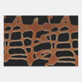 Karamellsoße Geschenkpapier Set (Vorderseite 2)