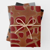 Karamellsoße Geschenkpapier Set (Beispiel)