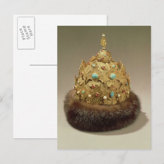 Karan-Krone Postkarte (Vorne/Hinten)
