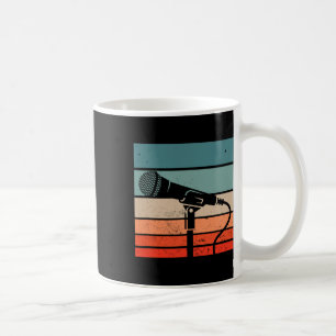 Karaoke Bar Vintages Mikrofon Singing Song Party Kaffeetasse