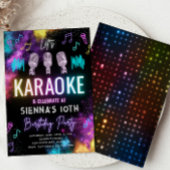 Karaoke Birthday Einladung | Karaoke-Party