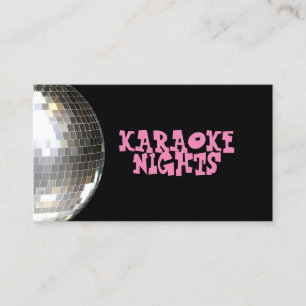 Karaoke Business Card Visitenkarte