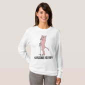 KARAOKE CAT Ladys T - Shirt (Vorne ganz)