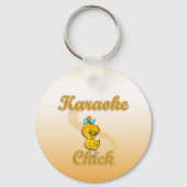 Karaoke Chick Schlüsselanhänger (Vorderseite)