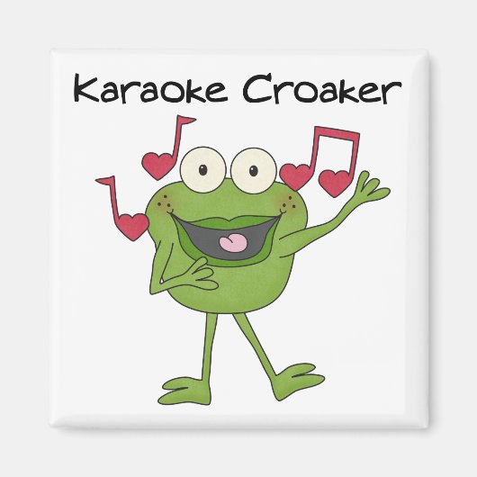 Karaoke Croaker Magnet (Vorne)