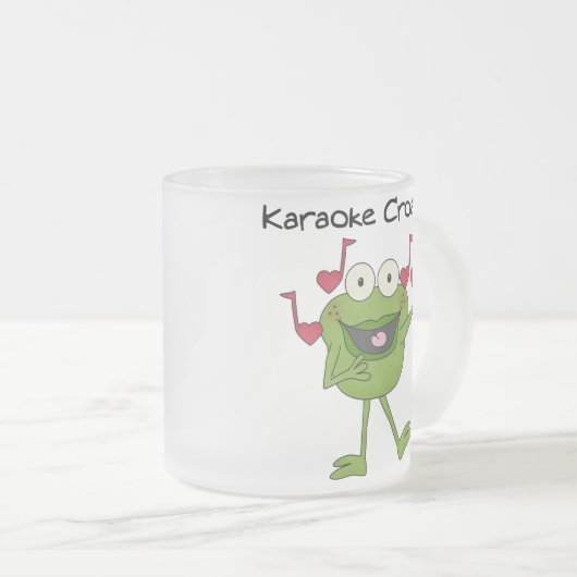 Karaoke Croaker Mattglastasse (VorderseiteRechts)