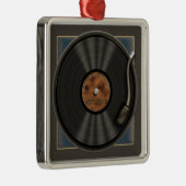 Karaoke, das LP-Vinylaufzeichnungs-Verzierung Ornament Aus Metall (Rechts)