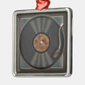Karaoke, das LP-Vinylaufzeichnungs-Verzierung Ornament Aus Metall (Links)