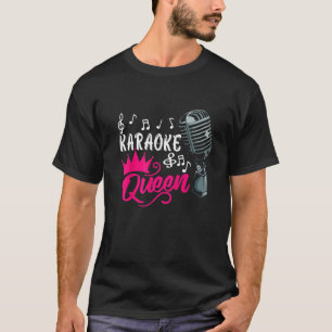 Karaoke Designs für Girls Singing Music Liebe T-Shirt