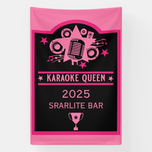 Karaoke-Gewinner Banner (Vertikal)