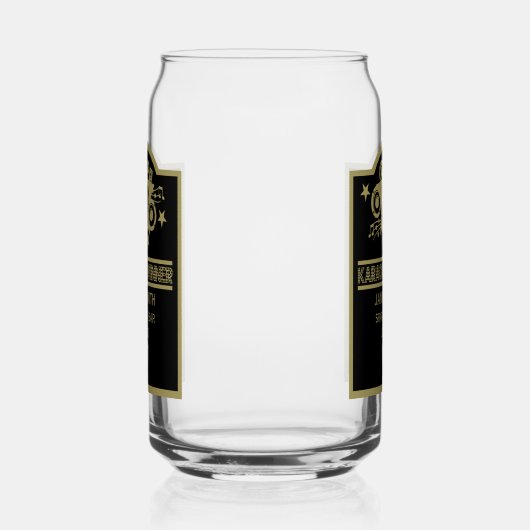 Karaoke-Gewinner Dosenglas (Links)