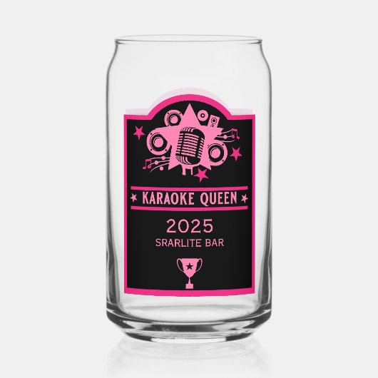 Karaoke-Gewinner Dosenglas (Rückseite)