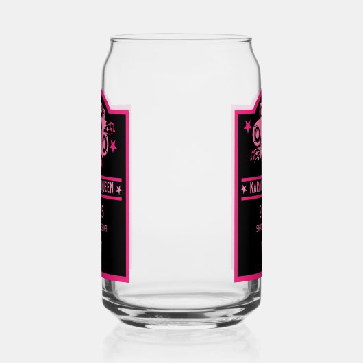 Karaoke-Gewinner Dosenglas (Links)