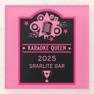 Karaoke-Gewinner Glasuntersetzer