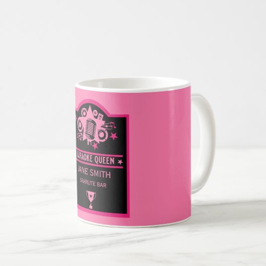 Karaoke-Gewinner Kaffeetasse (VorderseiteRechts)