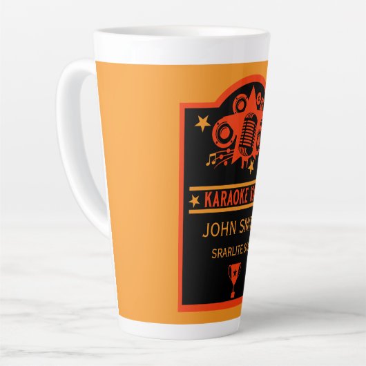 Karaoke-Gewinner Milchtasse (Linke Ecke)